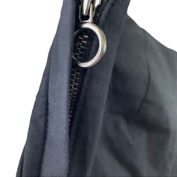 Marc by Marc Jacobs Pleated 4" Wrap Skort Shorts Cotton Spandex Navy Blue US 6 - Picture 6 of 12